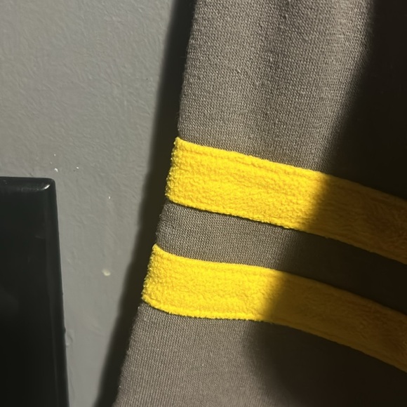 SKI-DOO vintage Y2K Hoodie grey and yellow - Picture 5 of 13